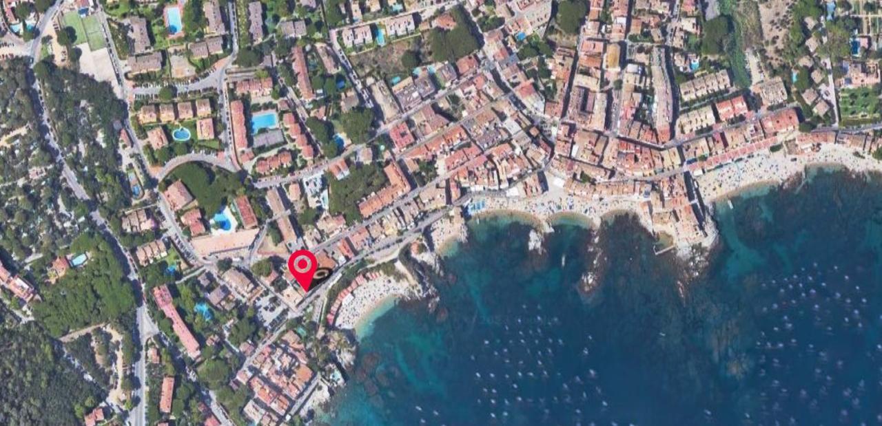 Precioso Apartamento Reformado En 1Ra Linea De Mar Sin Vistas Calella De Palafrugell Eksteriør bilde